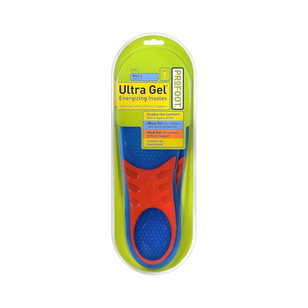 ProFoot Ultra Gel Insoles Men’s – 1 Pair