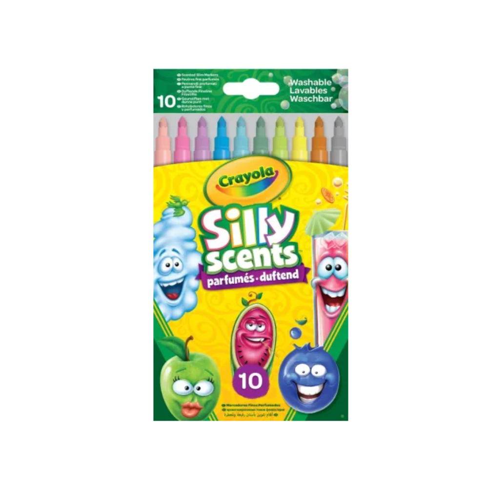 Crayola 10 Washable Fineline Scented Markers