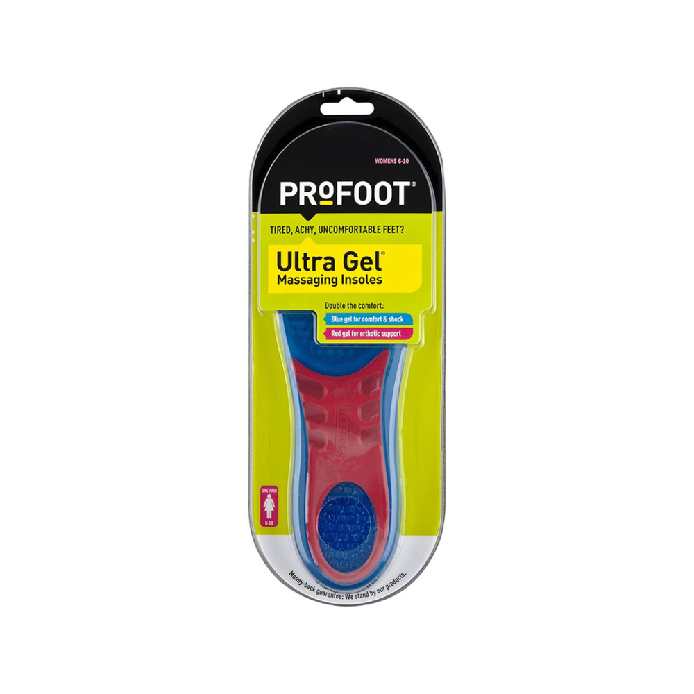 ProFoot Ultra Gel Insoles Women’s – 1 Pair