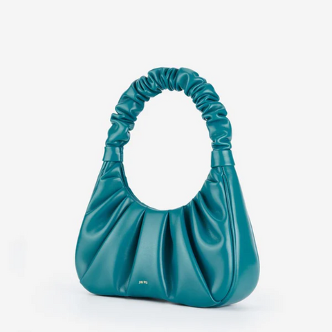 JW PEI Gabbi Ruched Hobo Handbag - Peacock Blue
