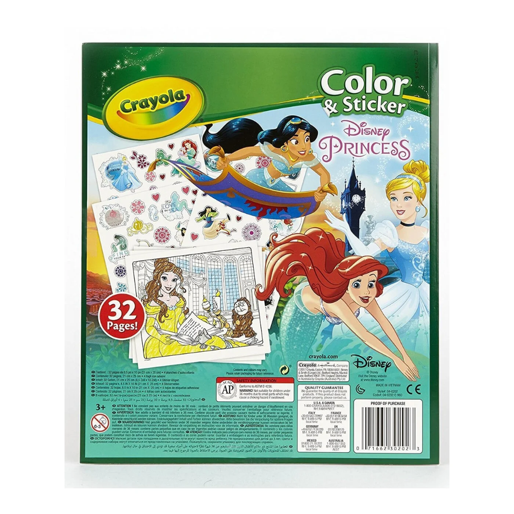 Crayola Color & Activity Pad, Disney Princess