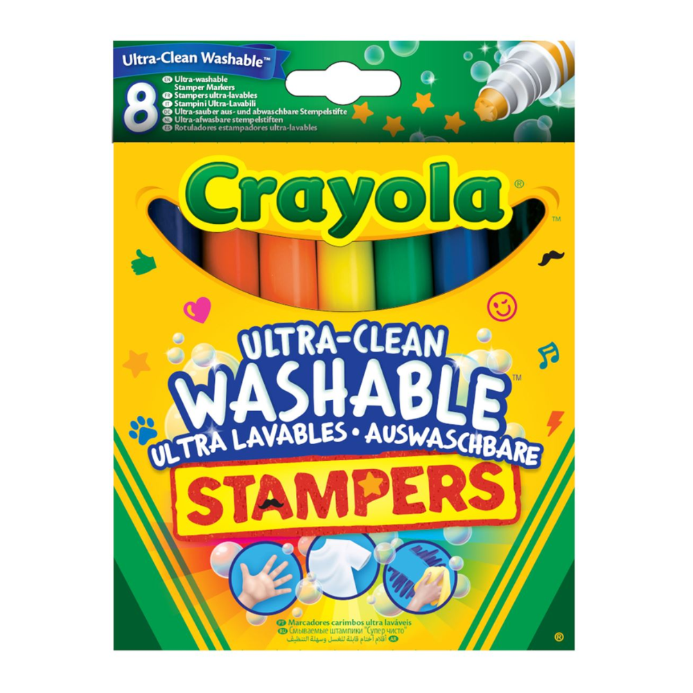 Crayola 8 Ultra Clean Washable Stampers