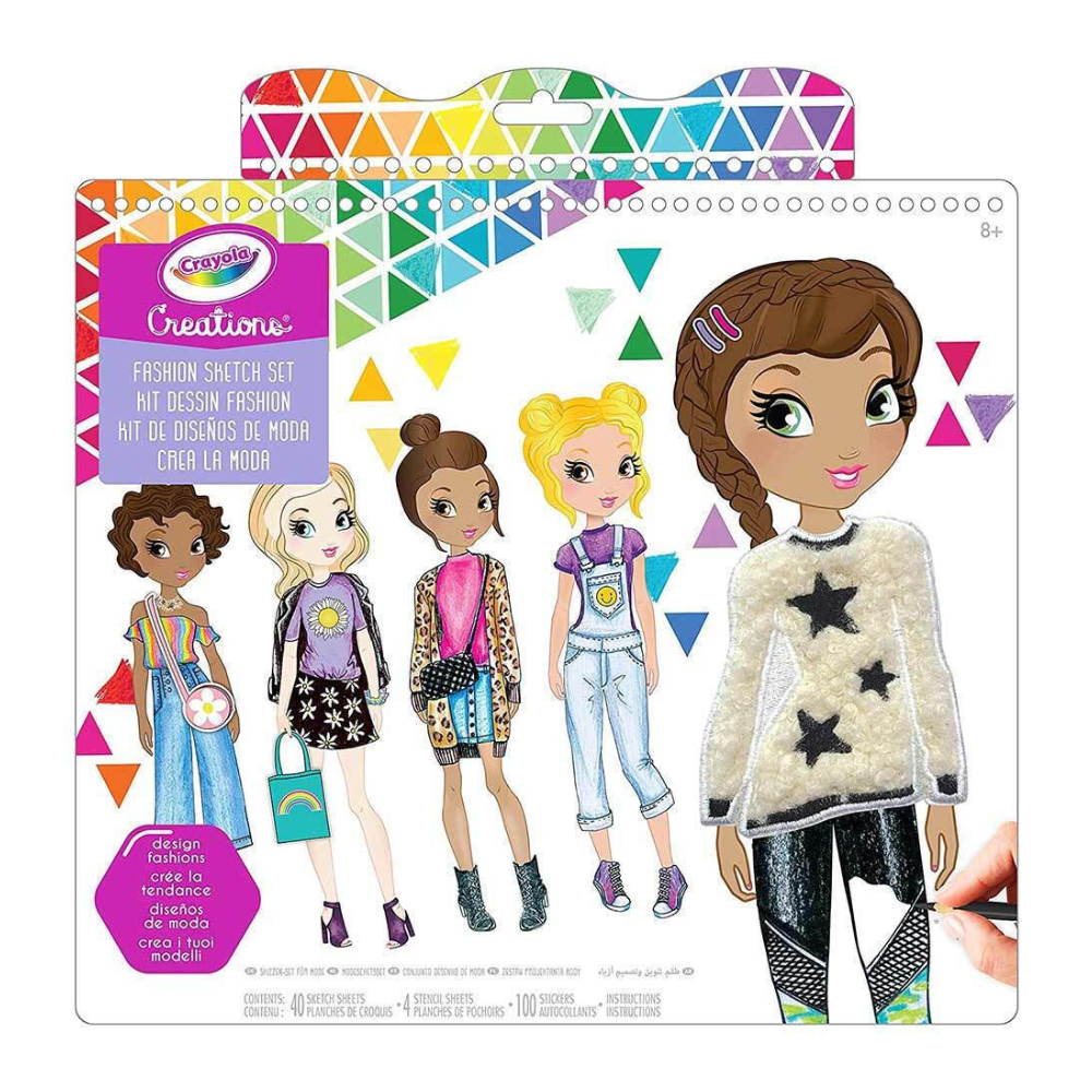 Crayola Creations Fashion Sketch Set