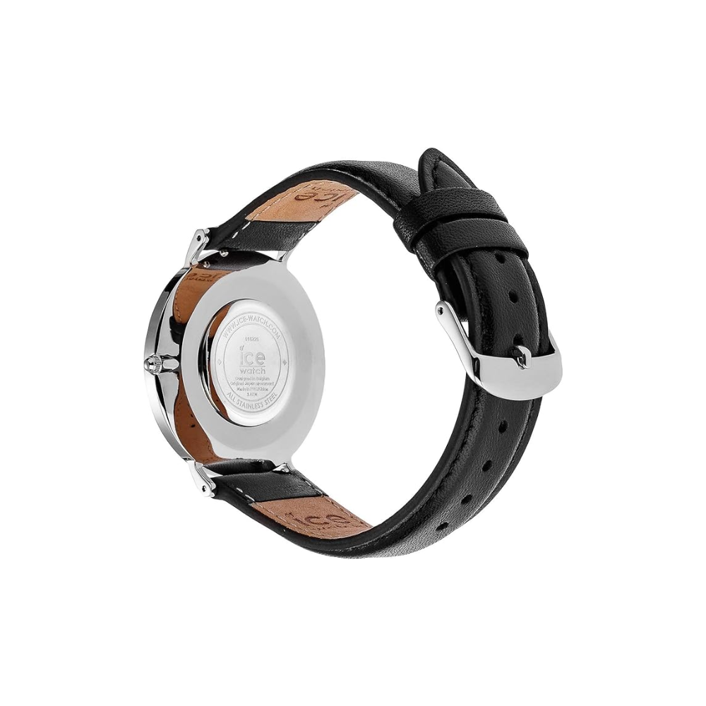 Ρολόι Ice-Watch - CITY classic Black silver - Men's wristwatch with leather strap