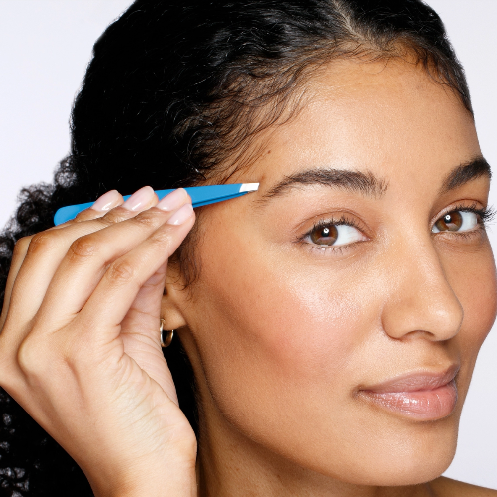 Tweezerman Blue Jewel Slant Tweezer