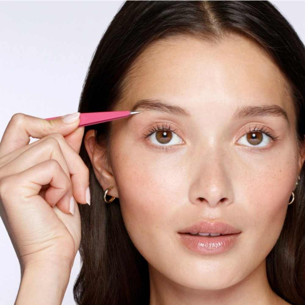 Tweezerman Point Slant Tweezer Pretty in Pink
