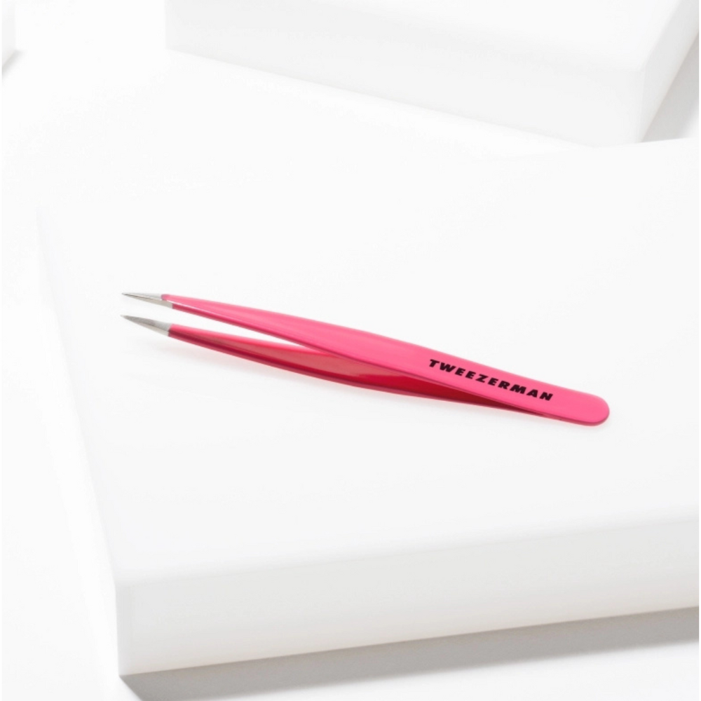 Tweezerman Point Slant Tweezer Pretty in Pink
