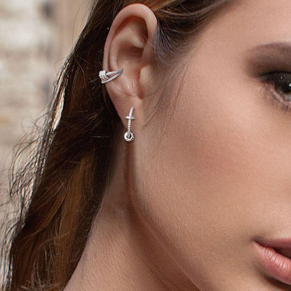 APM Monaco Silver Ear Jacket