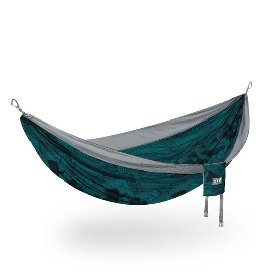 Αιώρα ENO DoubleNest Hammock Print Mountains to Sea | Grey