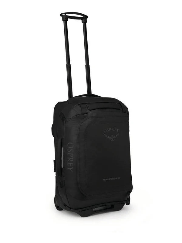 Osprey Transporter Wheeled Duffel Raven Black 40 L