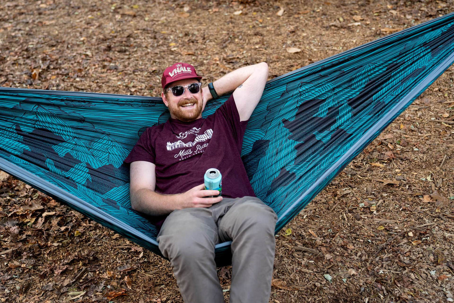 Αιώρα ENO DoubleNest Hammock Print Mountains to Sea | Grey
