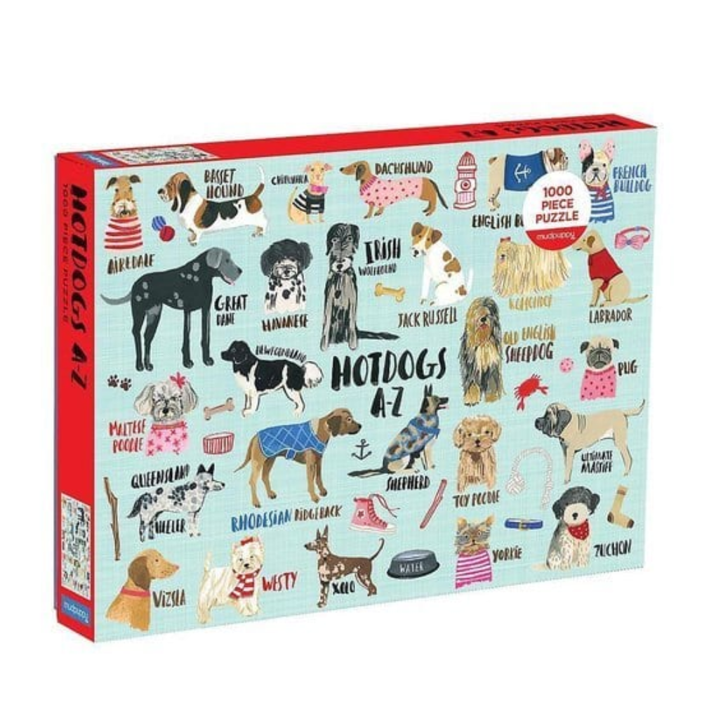 Hot Dogs A-Z 1000 Pieces Puzzle