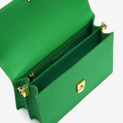JW PEI Mini Flap Crossbody - Grass Green Lizard