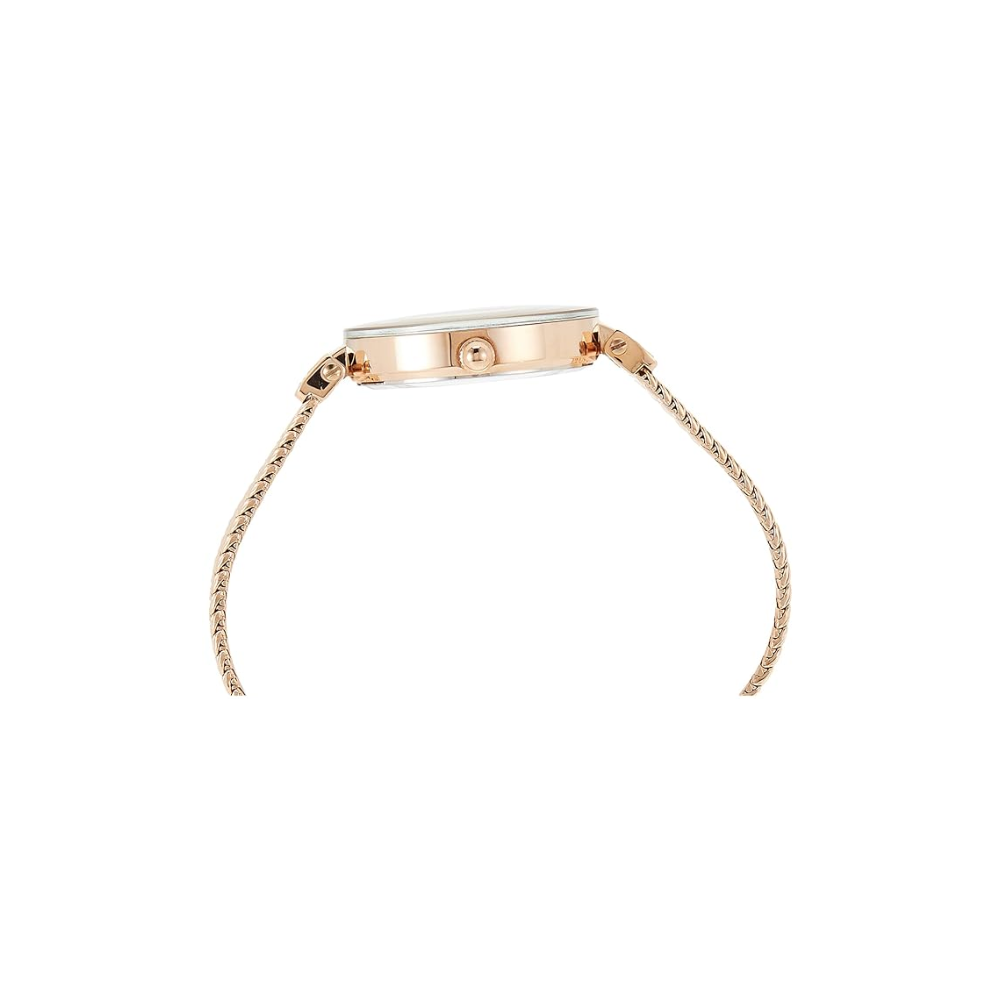 Ρολόι Anne Klein Women's Swarovski Crystal Accented Rose Gold-Tone Mesh Bracelet