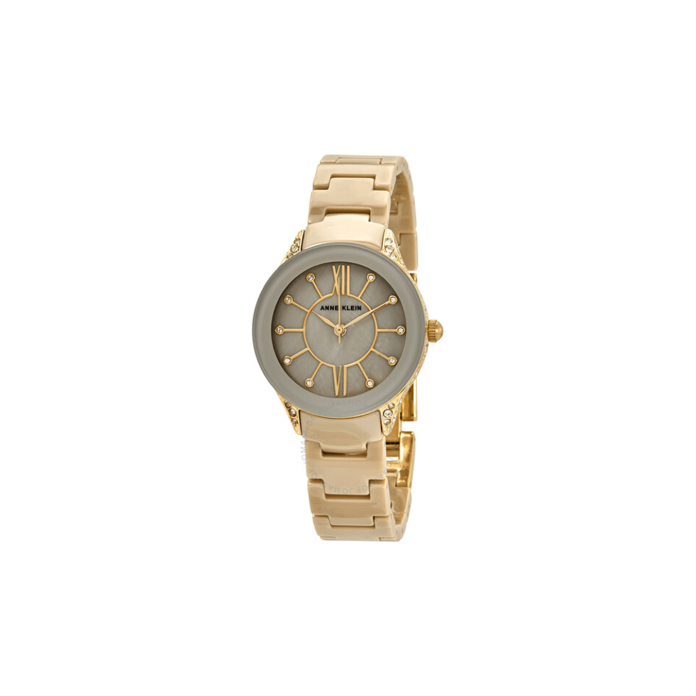 Ρολόι Anne Klein Beige Dial Gold-tone Ladies Watch