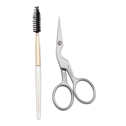 Tweezerman Brow Scissors & Brush