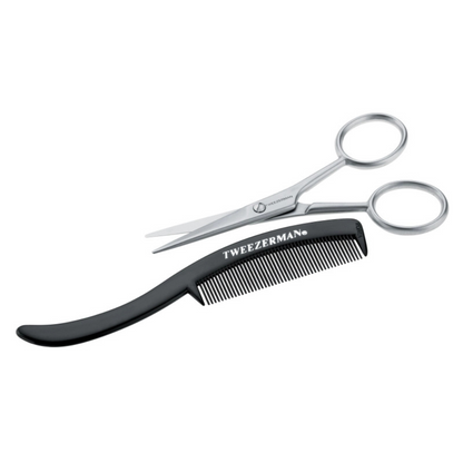 Tweezerman Moustache Scissors & Comb Ανδρικό