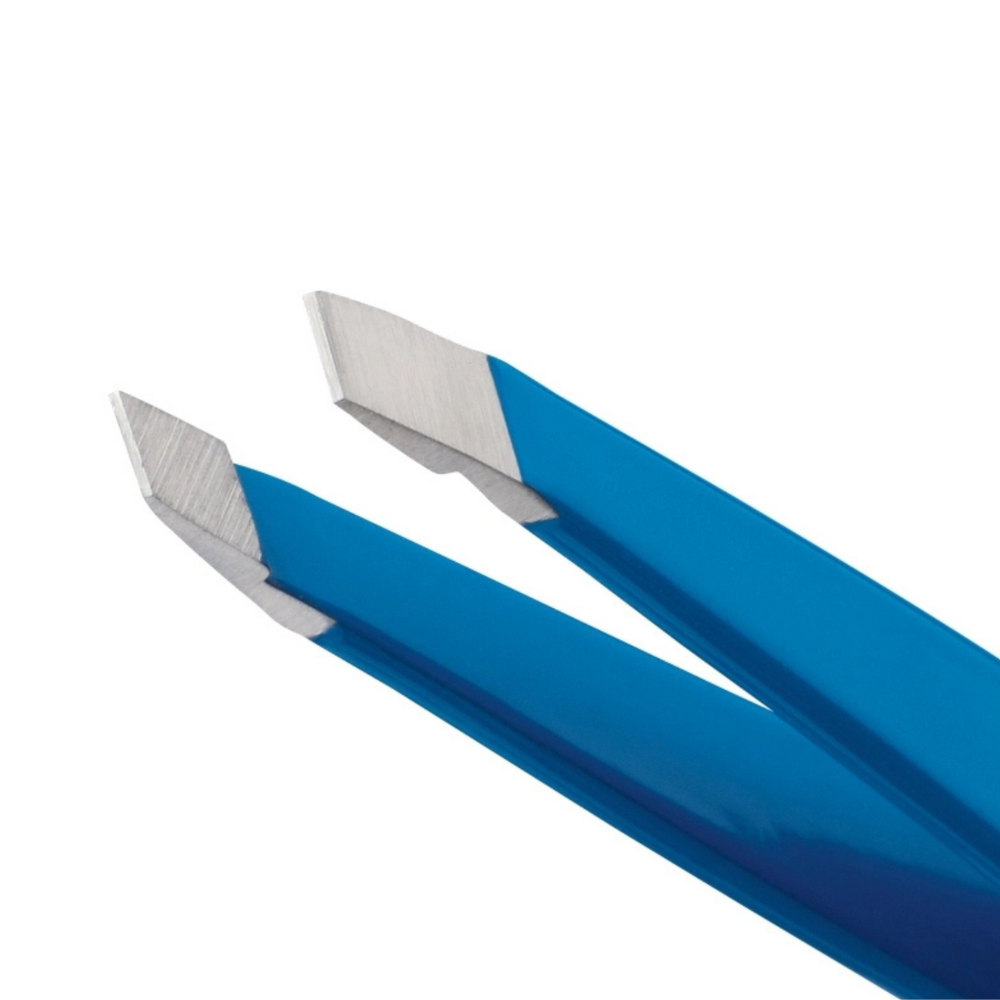 Tweezerman Mini Slant Tweezer Bahama Blue