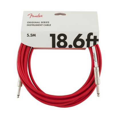 Fender Original 18.6' Inst Cable Fiesta Red