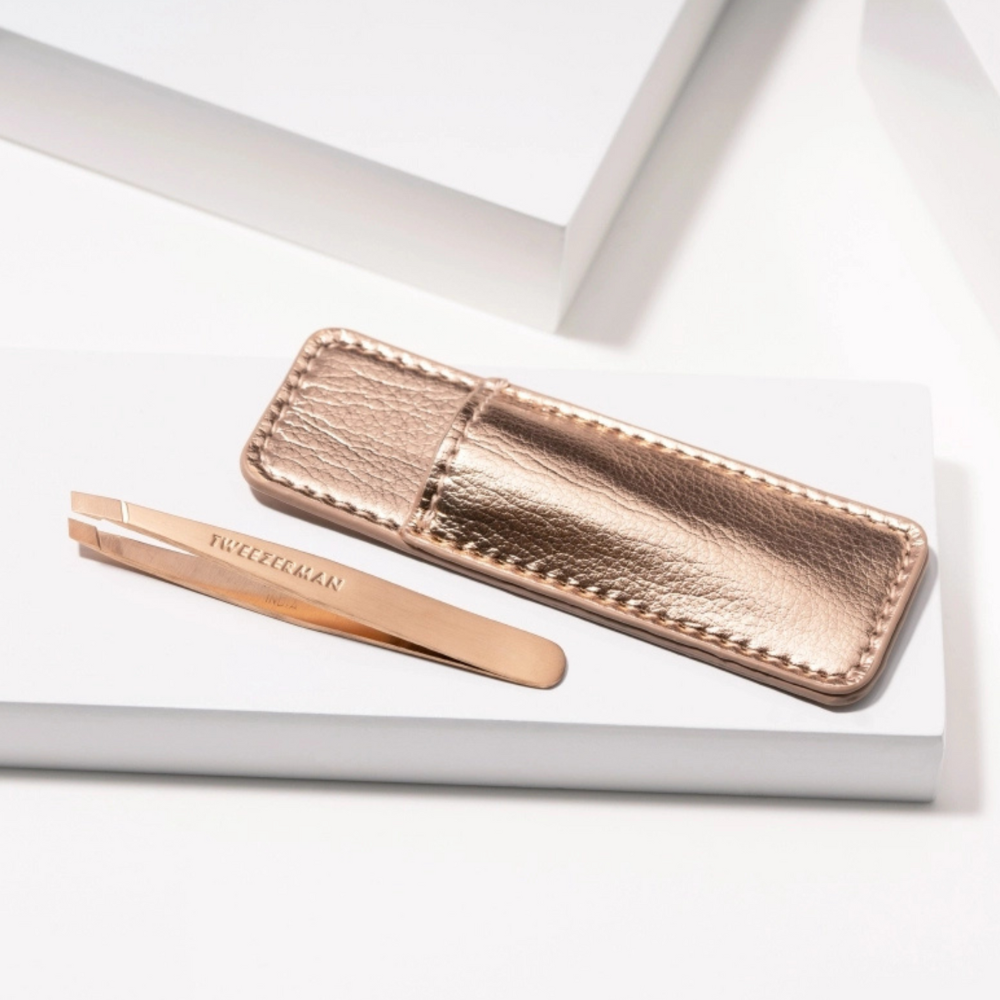 Tweezerman Slant Tweezer Rose Gold