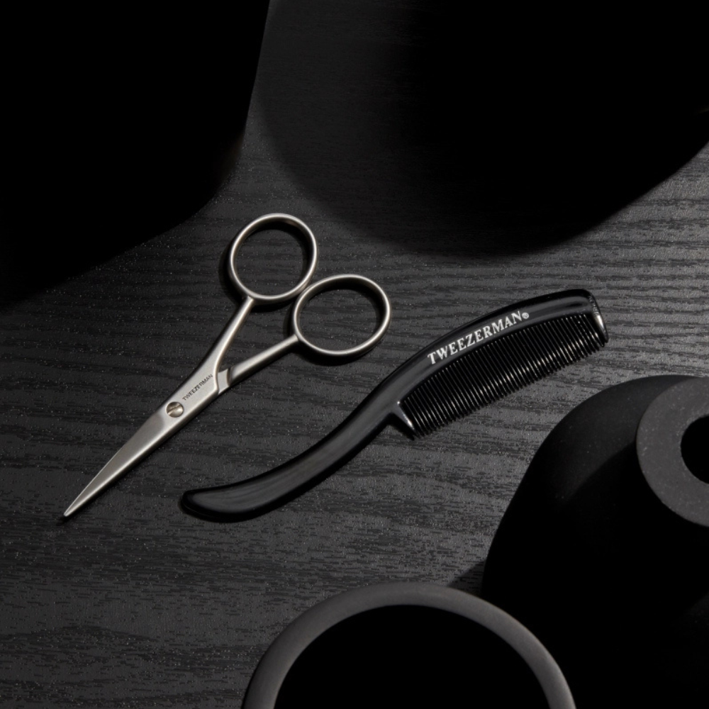 Tweezerman Moustache Scissors & Comb Ανδρικό