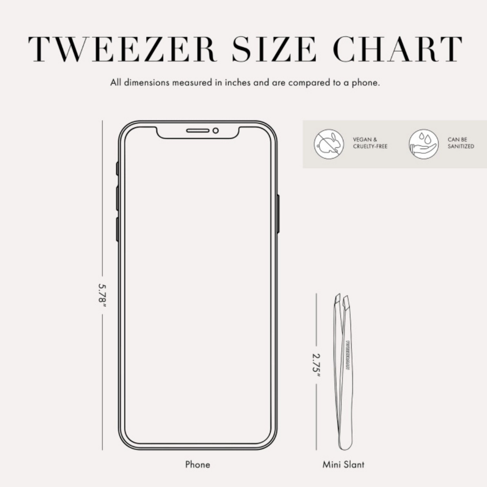 Tweezerman Mini Slant Tweezer Classic