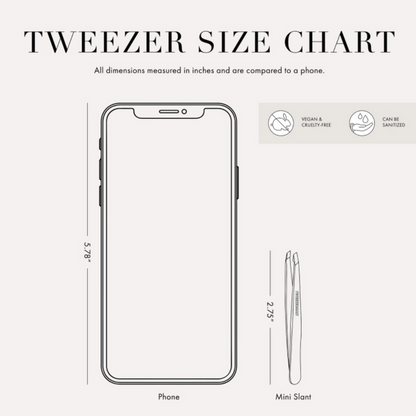 Tweezerman Mini Slant Tweezer Classic